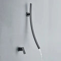 Space-Saving Wall-Mount Ceramic Disc Valve Bathroom Faucet