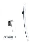 Space-Saving Wall-Mount Ceramic Disc Valve Bathroom Faucet