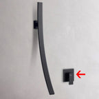 Space-Saving Wall-Mount Ceramic Disc Valve Bathroom Faucet
