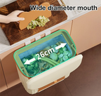 Space-Saving Wall-Mounted Odor-Control Trash Can