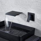 Splash-Reducing Ceramic Disc Waterfall Faucet (Wall Or Deck Mount)