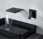 Splash-Reducing Ceramic Disc Waterfall Faucet (Wall Or Deck Mount)