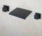 Splash-Reducing Ceramic Disc Waterfall Faucet (Wall Or Deck Mount)