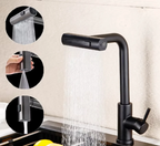 Stainless Steel 360° Swivel Pull-Down Kitchen Faucet