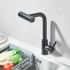 Stainless Steel 360° Swivel Pull-Down Kitchen Faucet