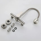 Stainless Steel 360° Swivel Wall-Mounted Kitchen Faucet (Single-Handle)