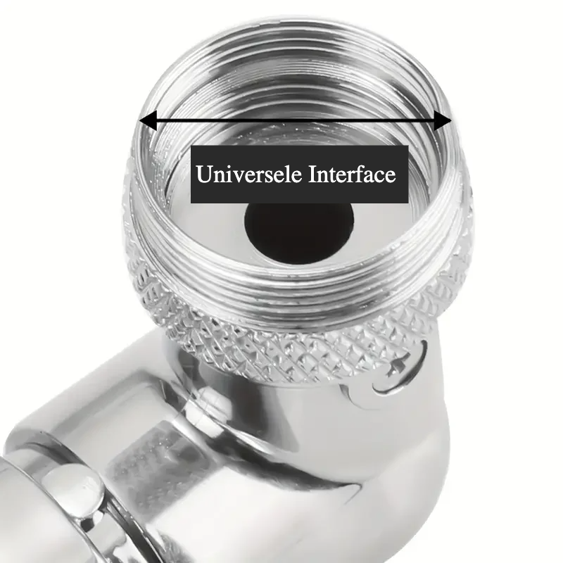 Stainless Steel 4-Mode 360° Swivel Kitchen Faucet