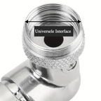 Stainless Steel 4-Mode 360° Swivel Kitchen Faucet
