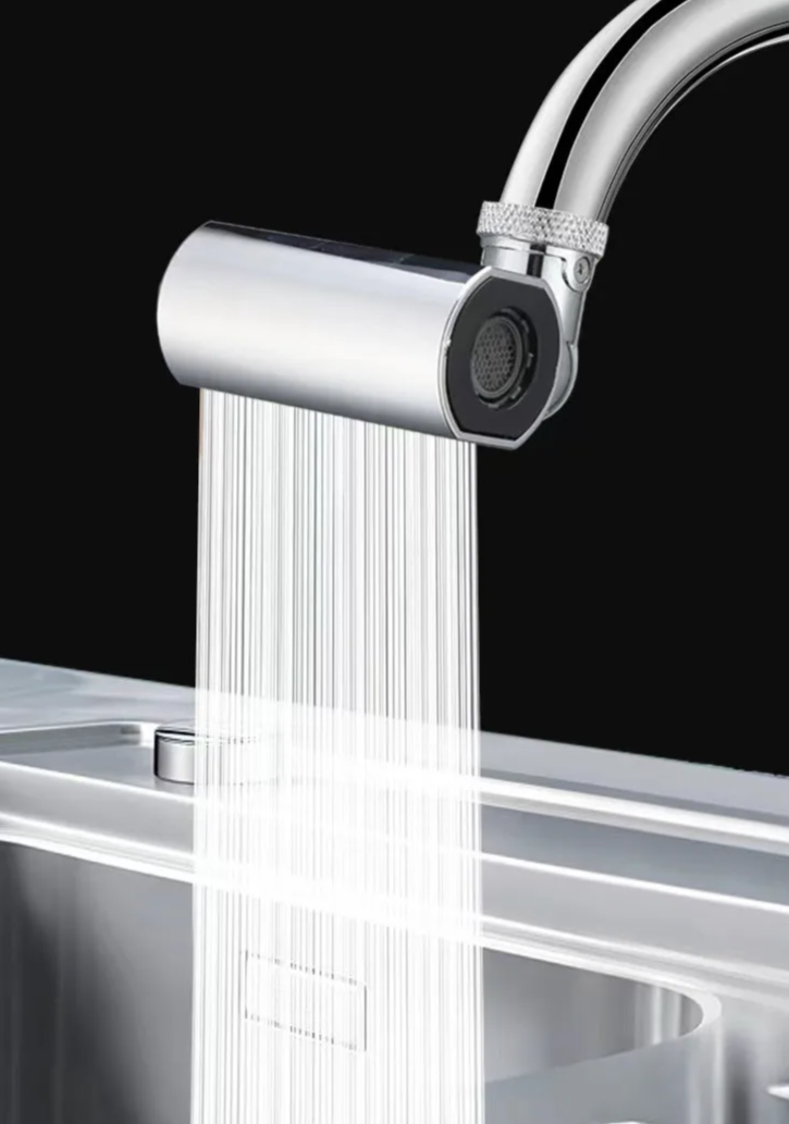 Stainless Steel 4-Mode 360° Swivel Kitchen Faucet