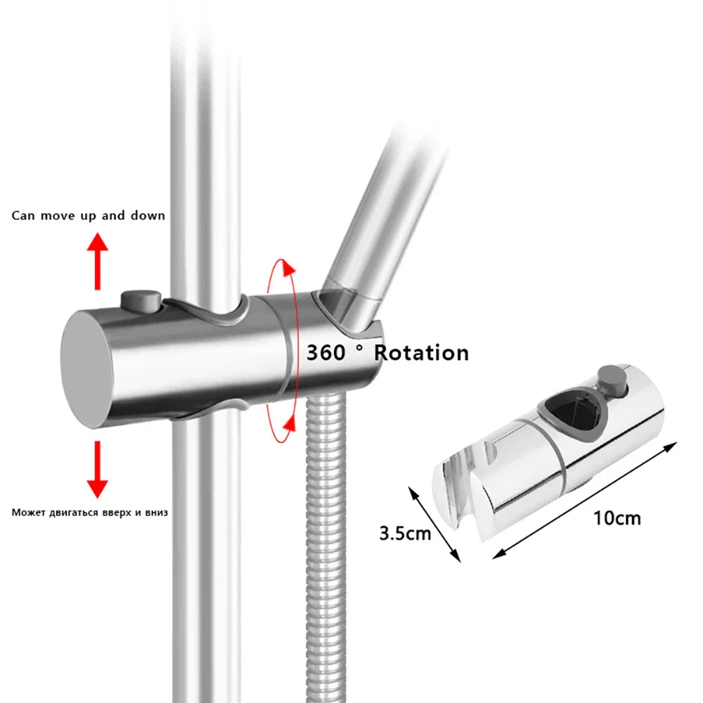 Stainless Steel Adjustable Rainfall & Handheld Bathtub Shower System