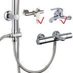 Stainless Steel Adjustable Rainfall & Handheld Bathtub Shower System