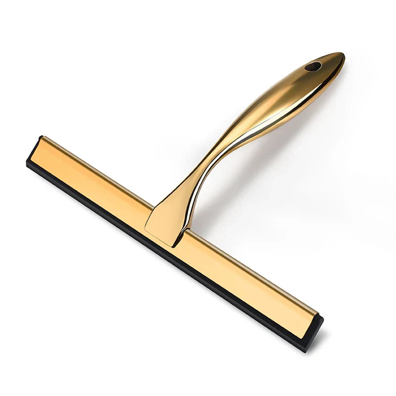 Stainless Steel Blade & Rubber Scraper Squeegee (10-14 in)