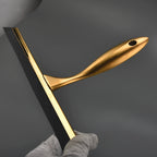 Stainless Steel Blade & Rubber Scraper Squeegee (10-14 in)