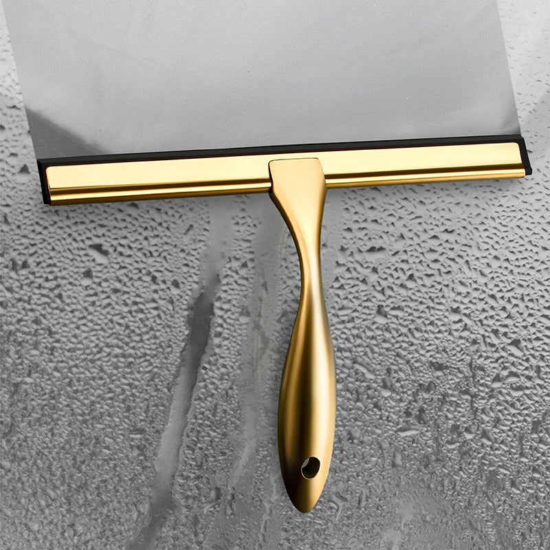 Stainless Steel Blade & Rubber Scraper Squeegee (10-14 in)