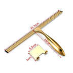 Stainless Steel Blade & Rubber Scraper Squeegee (10-14 in)