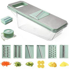 Stainless Steel Blades 6-in-1 Vegetable Slicer & Grater