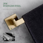 Stainless Steel Brushed Matte Bathroom Hardware Set (Wall-Mounted)