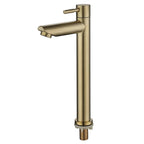 Stainless Steel Ceramic-Valve Bathroom Faucet (Single-Handle)
