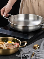 Stainless Steel Even Heat Sauce & Paella Pan