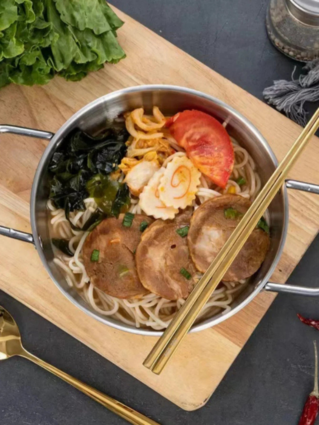 Stainless Steel Even Heat Sauce & Paella Pan