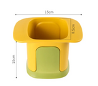 Stainless Steel Hand-Press Vegetable Cutter (BPA-Free Frame)