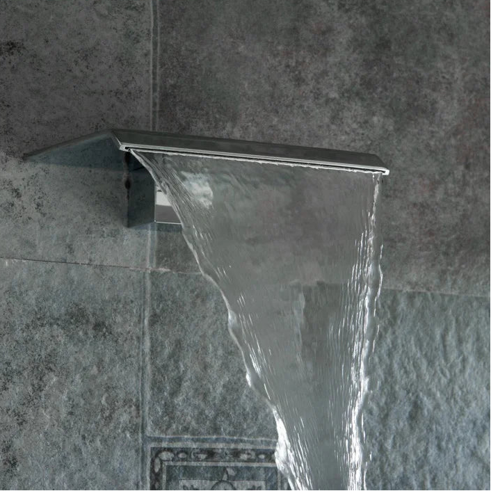 Stainless Steel Handle-Ready Wall-Mount Faucet Body (Single-Hole)