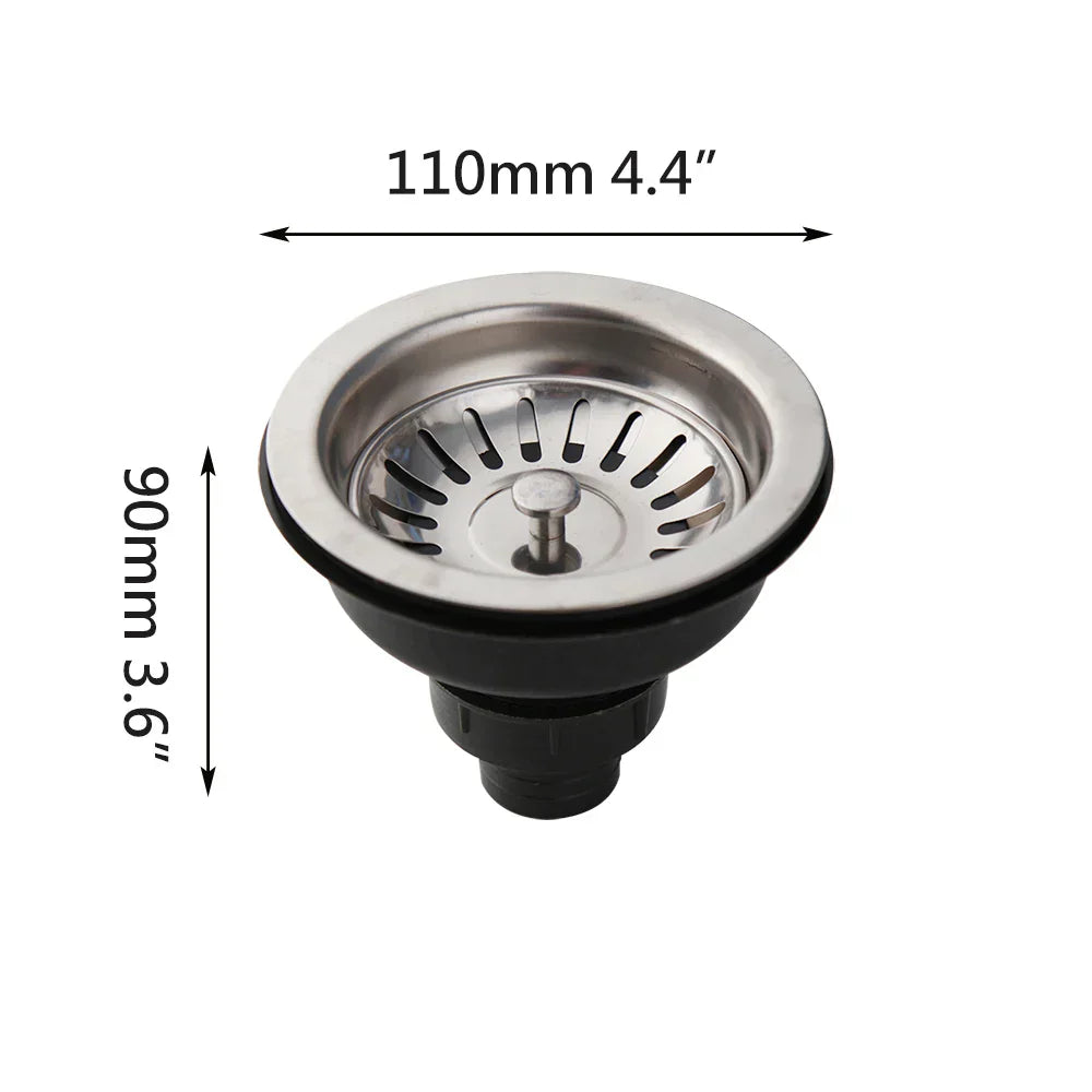 Stainless Steel Pop-Up & Odor-Filtering Sink Strainer