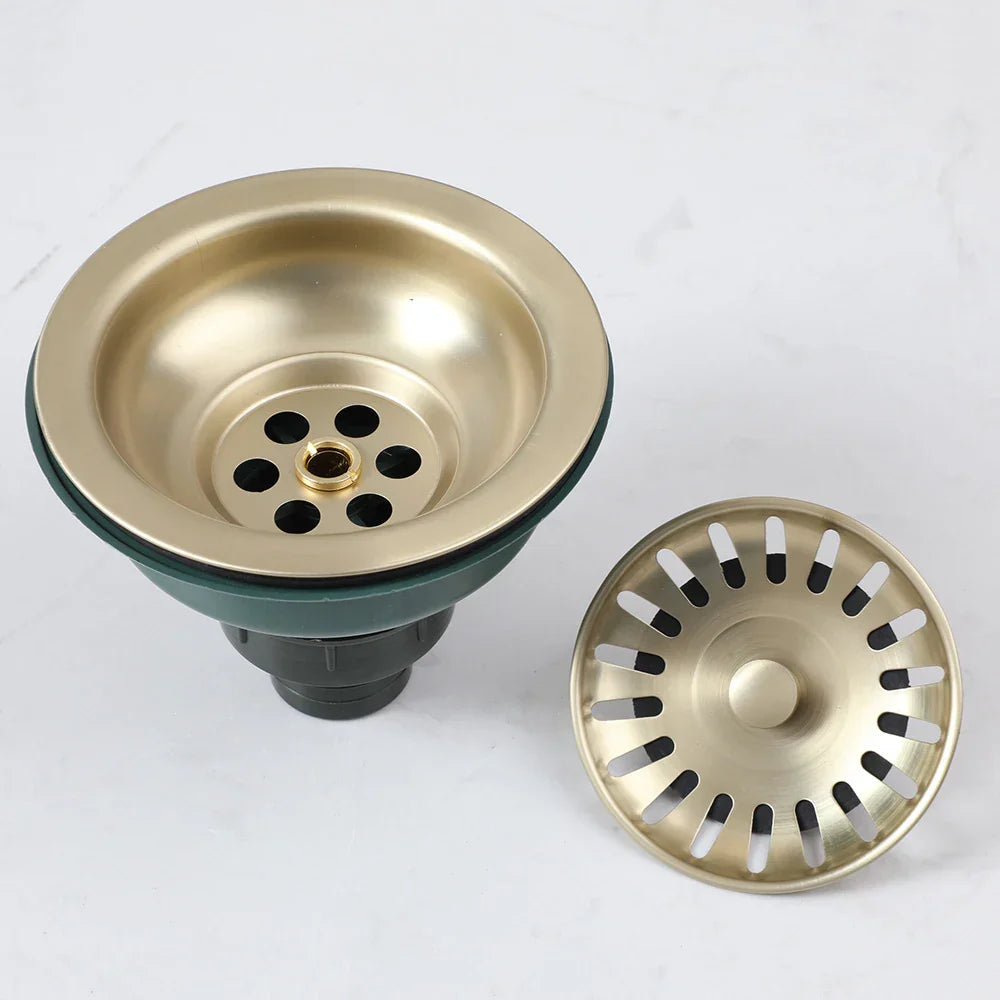 Stainless Steel Pop-Up & Odor-Filtering Sink Strainer