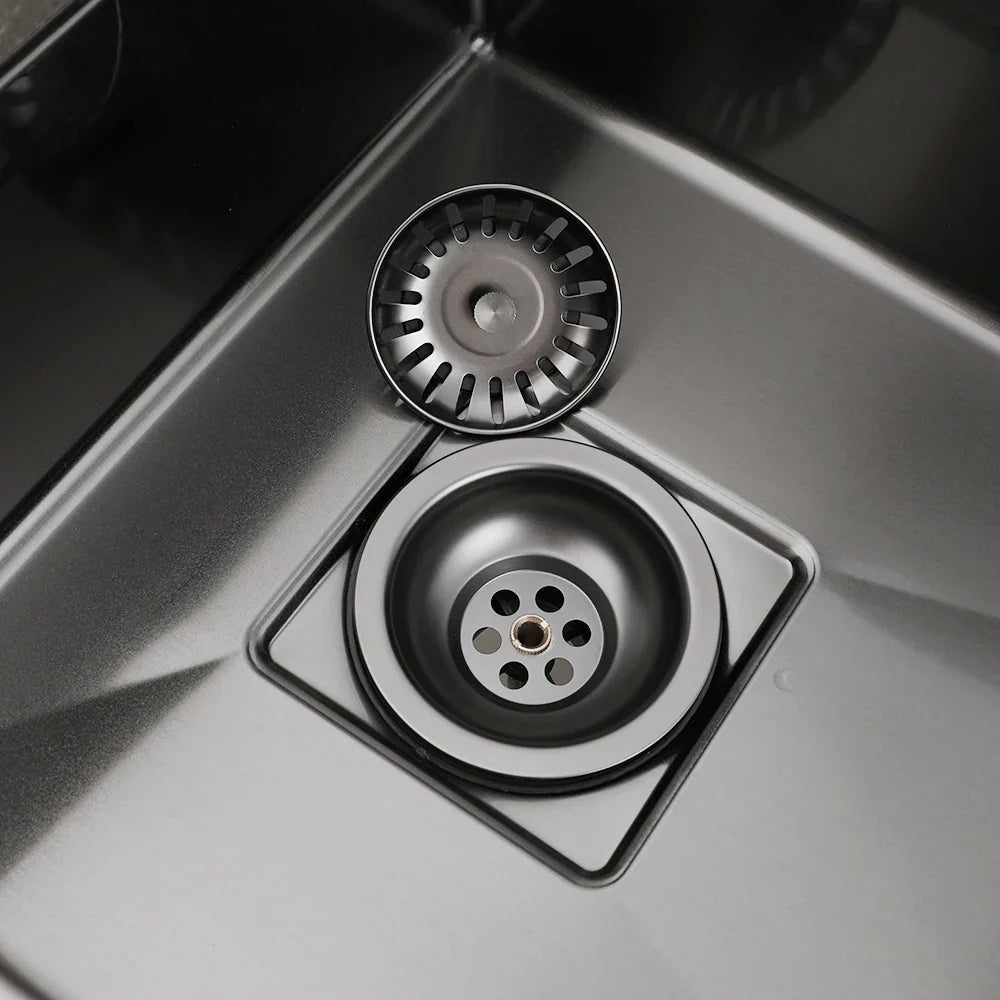 Stainless Steel Pop-Up & Odor-Filtering Sink Strainer