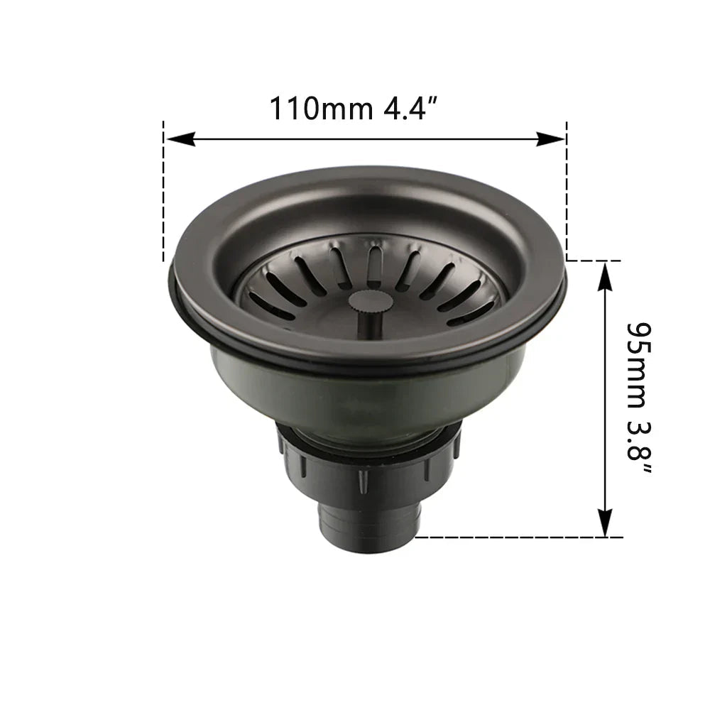 Stainless Steel Pop-Up & Odor-Filtering Sink Strainer
