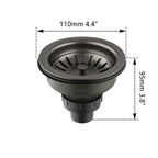 Stainless Steel Pop-Up & Odor-Filtering Sink Strainer
