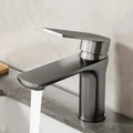 Stainless Steel Single-Handle Bathroom Faucet (Deck-Mounted)