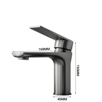 Stainless Steel Single-Handle Bathroom Faucet (Deck-Mounted)