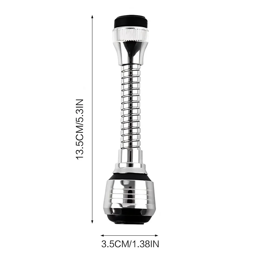 Stainless Steel Water-Saving 360° Swivel Faucet Extension