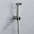 Stainless Steel Water-Saving Horizontal Stream Handheld Bidet Sprayer