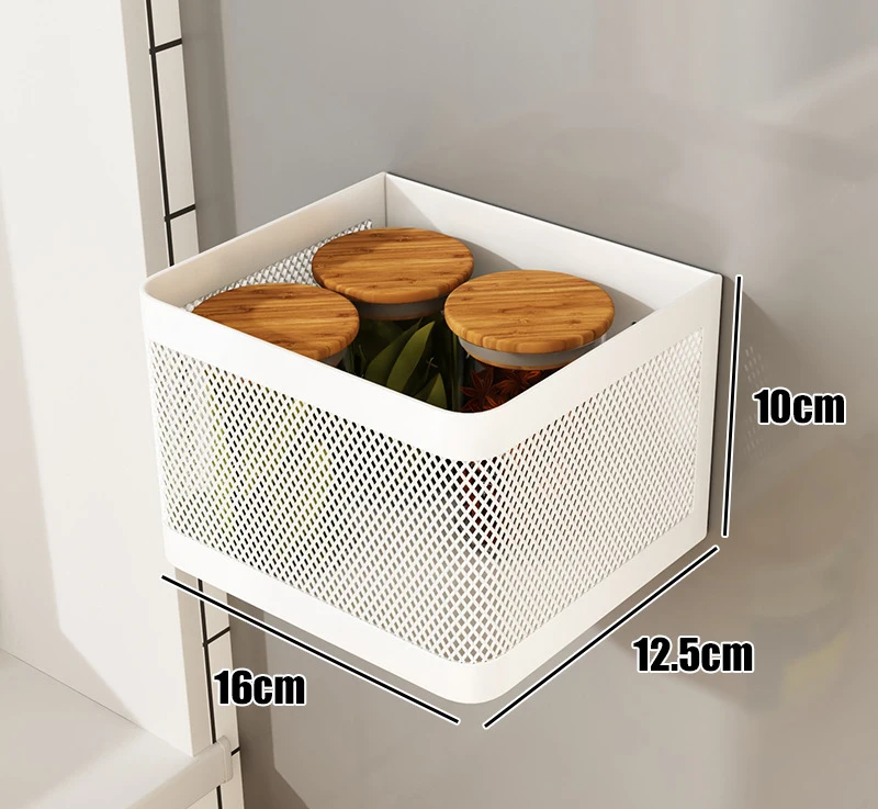 Strong Magnetic Tool-Free Fridge Side Shelf