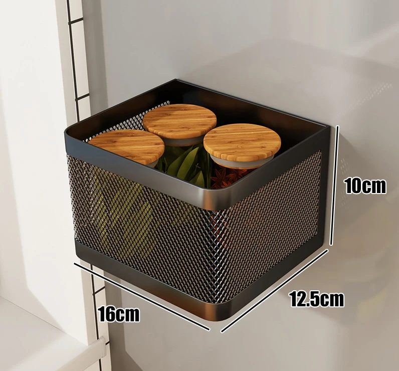 Strong Magnetic Tool-Free Fridge Side Shelf