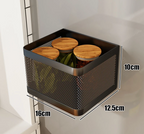 Strong Magnetic Tool-Free Fridge Side Shelf