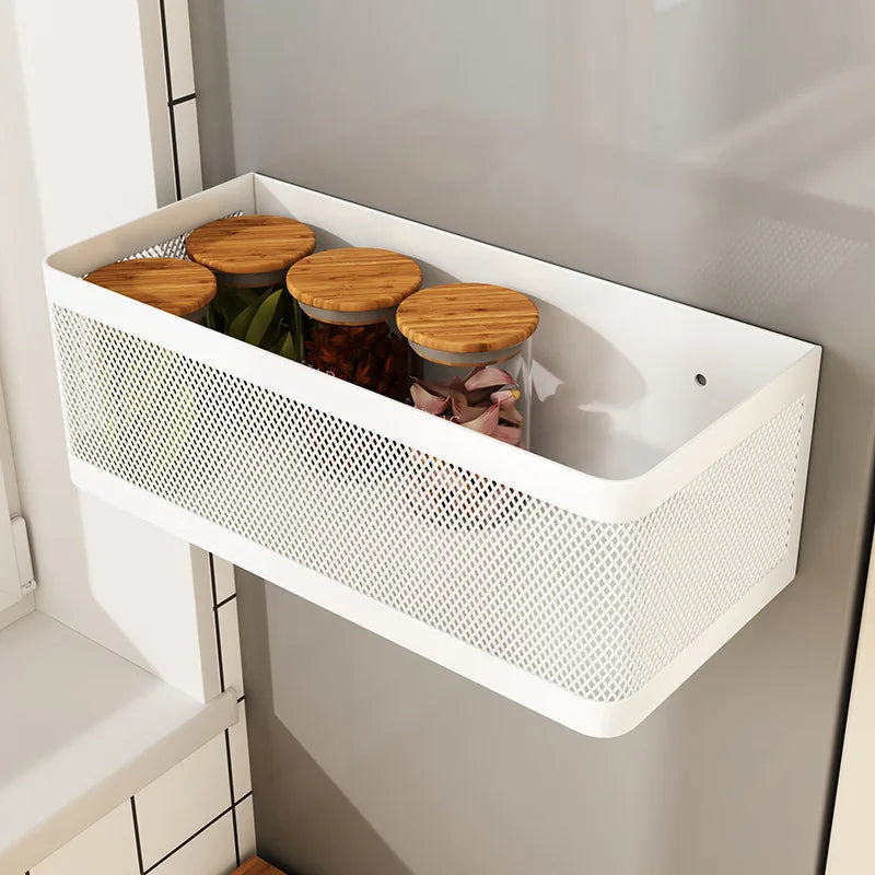 Strong Magnetic Tool-Free Fridge Side Shelf