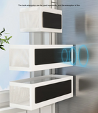 Strong Magnetic Tool-Free Fridge Side Shelf