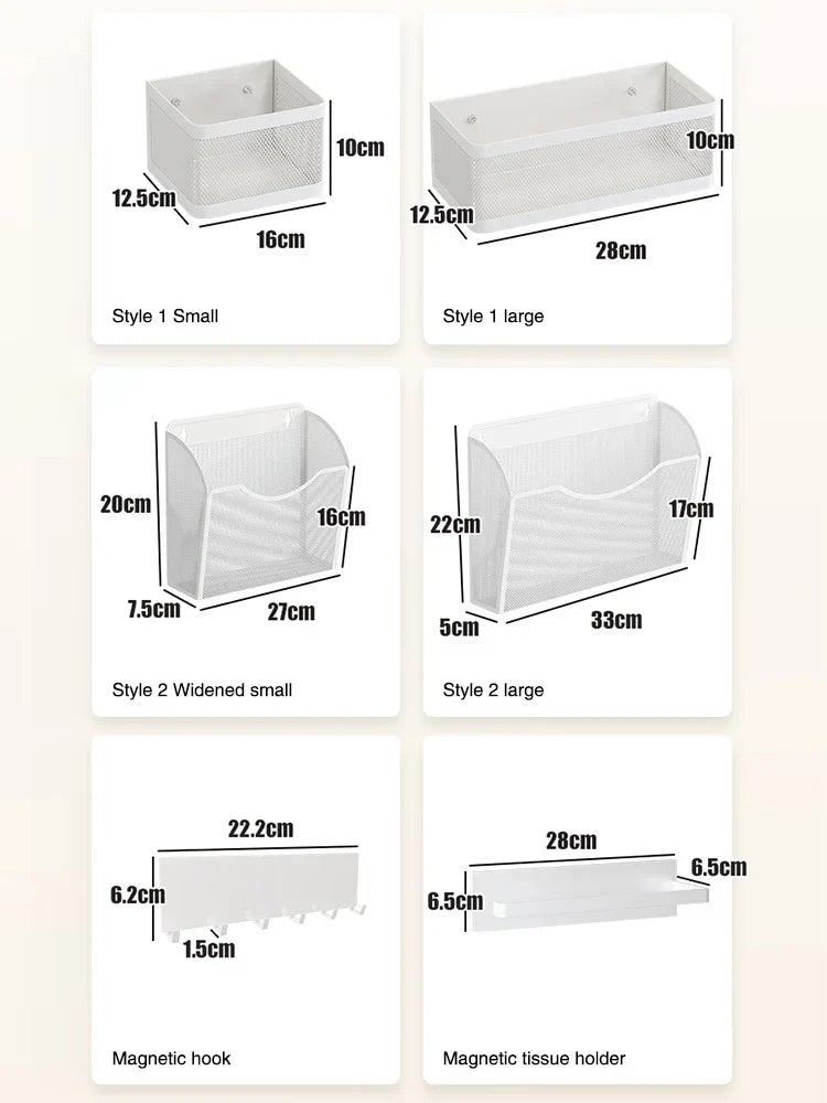 Strong Magnetic Tool-Free Fridge Side Shelf