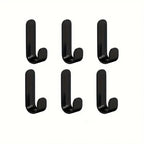 Strong Waterproof Self-Adhesive J-Hooks (Set of 6)