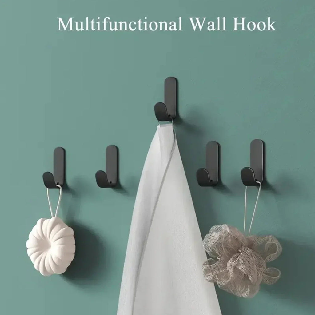 Strong Waterproof Self-Adhesive J-Hooks (Set of 6)