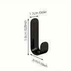 Strong Waterproof Self-Adhesive J-Hooks (Set of 6)
