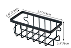 Suction-Cup Rust-Resistant Aluminum Sponge Holder