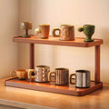 Sustainable Bamboo 2-Tier Countertop Organizer