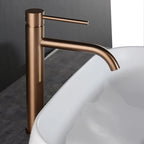 Tall Single-Handle Stainless Steel Basin Faucet