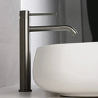 Tall Single-Handle Stainless Steel Basin Faucet