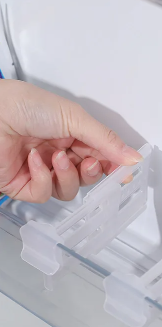 Telescopic Adjustable BPA-Free Refrigerator Dividers (Set of 4)