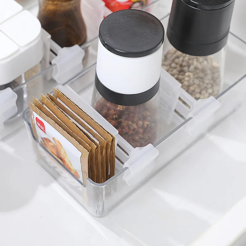 Telescopic Adjustable BPA-Free Refrigerator Dividers (Set of 4)